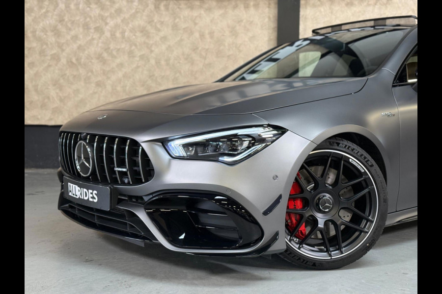 Mercedes-Benz CLA-Klasse AMG 45 S 4MATIC+ | Pano | Keyless | 360 Camera | Burmester | kuipstoelen