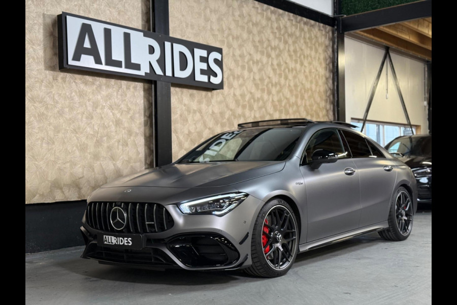 Mercedes-Benz CLA-Klasse AMG 45 S 4MATIC+ | Pano | Keyless | 360 Camera | Burmester | kuipstoelen