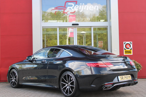 Mercedes-Benz S-Klasse Coupé 450 4MATIC | AMG-STYLING INTERIEUR / EXTERIEUR | PANORAMADAK | BURMESTER PREMIUM AUDIO ® | ELEKTRISCH VERSTELBARE VOORSTOELEN MET GEHEUGEN | MASSAGE STOELEN | VOORSTOELEN VERWARMBAAR | VOORSTOELEN GEVENTILEERD | AIRSCARF ( HOOFDRUIMTEVERWARMING VOOR BESTUURDER EN VOORPASSAGIER | LEDEREN INTERIEURDELEN | HOUTAFWERKING INTERIEUR | SFEERVERLICHTING | LEDEREN BEKLEDING | ADAPTIVE CRUISE CONTROL | PARKEERPAKKET INCLUSIEF 360°-CAMERA | ELEKTRISCHE ACHTERKLEP | VLAKKENVERWARMING | DODEHOEK DETECTIE | 20" MULTISPAAK LICHTMETALEN VELGEN |
