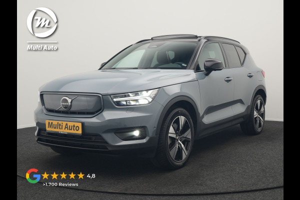 Volvo XC40 Recharge Pro 69kWh 231pk Dealer O.H. | Panodak | 360 Camera | Adaptive Cruise | Harman / Kardon | Alcantara Sportstoelen Memory & Verwarmd | Google Assistent | Stuur Verwarmd | Keyless | Blis | DAB |