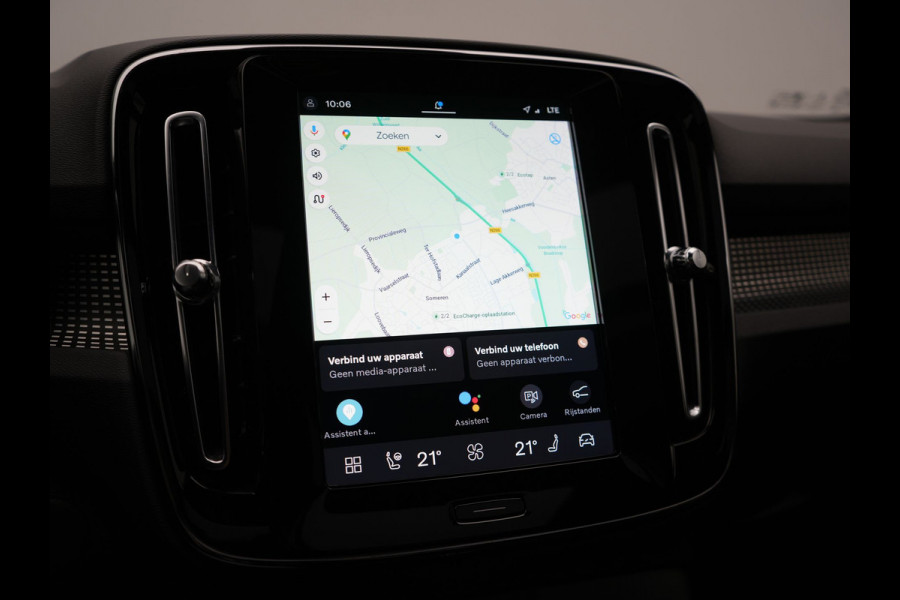 Volvo XC40 Recharge Pro 69kWh 231pk Dealer O.H. | Panodak | 360 Camera | Adaptive Cruise | Harman / Kardon | Alcantara Sportstoelen Memory & Verwarmd | Google Assistent | Stuur Verwarmd | Keyless | Blis | DAB |