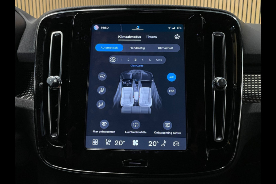 Volvo XC40 Recharge Core|94% SOH|BLACK|ACC|CAMERA|APPLE CARPLAY/ANDROID AUTO|STOEL+STUURVERW|ELEK.KLEP|NL-AUTO|NAP|INC.BTW|1e EIG|