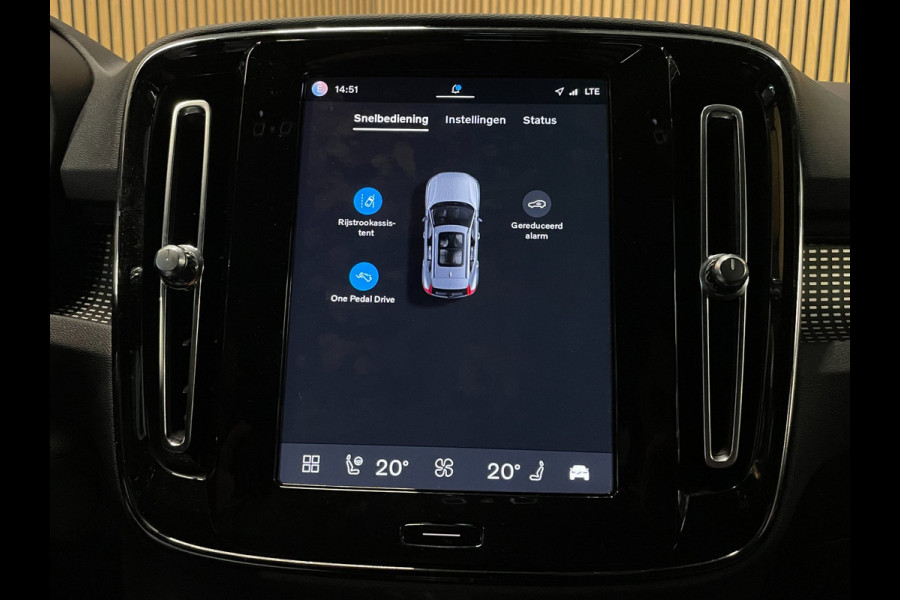 Volvo XC40 Recharge Core|94% SOH|BLACK|ACC|CAMERA|APPLE CARPLAY/ANDROID AUTO|STOEL+STUURVERW|ELEK.KLEP|NL-AUTO|NAP|INC.BTW|1e EIG|