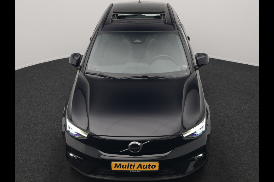 Volvo XC40 Recharge Extended Range Ultimate 82 kWh 252pk Dealer O.H. | Panodak | 360 Camera | Adaptive Cruise | Harman / Kardon | Voorstoelen Memory & Verwarmd | Google Assistent | Keyless | Blis | Stuur Verwarmd | Apple Carplay | DAB |
