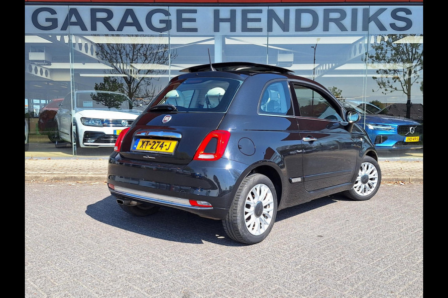 Fiat 500 1.2 Lounge | Panodak | LM velgen | Airco | Cruise | Navi | All Season |