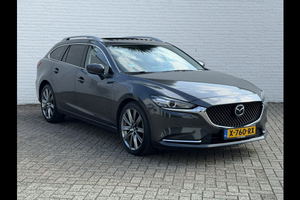 Mazda 6 Sportbreak 2.5 SkyActiv-G Automaat Stoelverwarming/Ventilatie Clima Cruise Sunroof Head-up leder Memory Seats