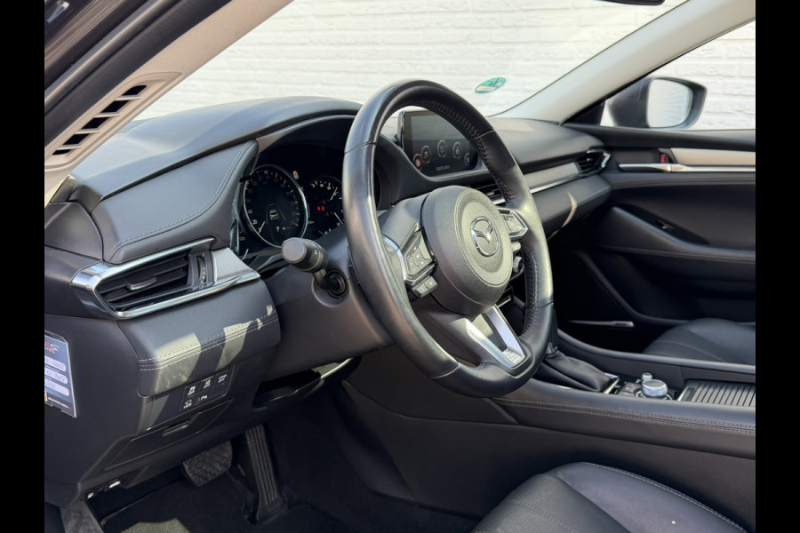 Mazda 6 Sportbreak 2.5 SkyActiv-G Automaat Stoelverwarming/Ventilatie Clima Cruise Sunroof Head-up leder Memory Seats