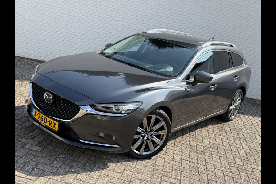 Mazda 6 Sportbreak 2.5 SkyActiv-G Automaat Stoelverwarming/Ventilatie Clima Cruise Sunroof Head-up leder Memory Seats