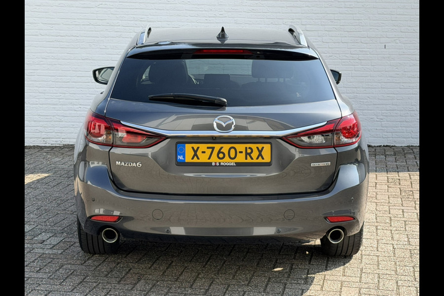 Mazda 6 Sportbreak 2.5 SkyActiv-G Automaat Stoelverwarming/Ventilatie Clima Cruise Sunroof Head-up leder Memory Seats