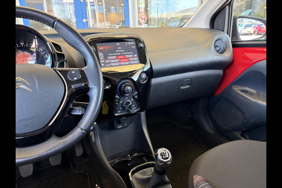 Citroën C1 1.0 VTi Shine 44.500 KM | Carplay | Achteruitrijcamera | L.M. Velgen | Airco