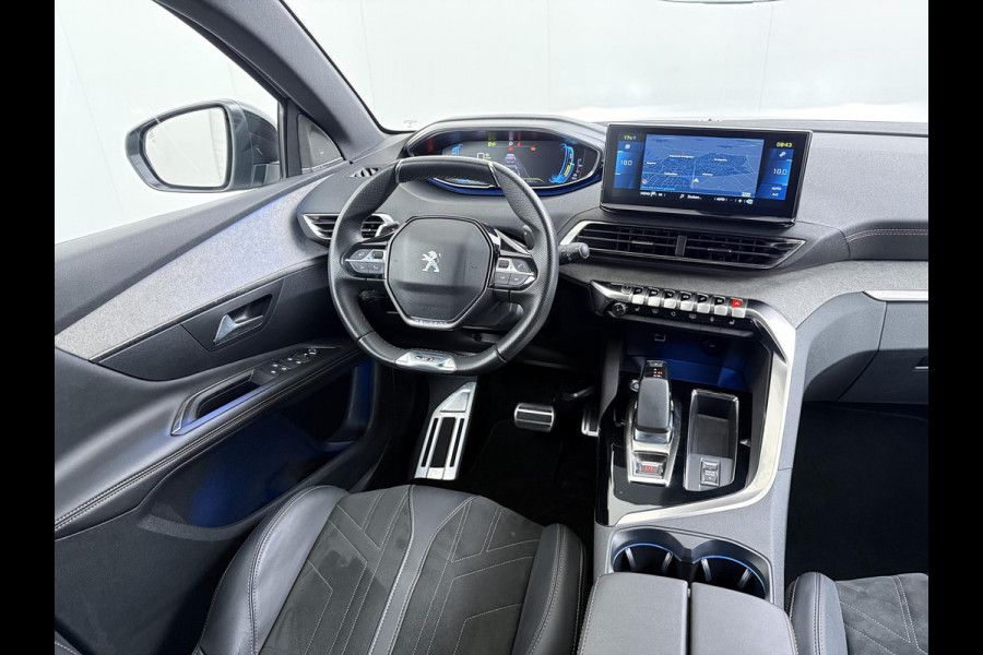 Peugeot 3008 1.6 HYbrid 225 GT |PHEV | BLACK OPTIC| FOCAL AUDIO| STOELVERWARMING| CAMERA VOOR+ ACHTER| ADAPTIVE CRUISE CONTROL| DODE HOEK SENSOR| ELEK. ACHTERKLEP| STANDKACHEL