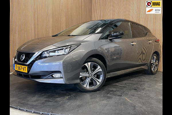 Nissan Leaf E+ N-Connecta 62 kWh|GROTE ACCU|AFNEEMBARE TREKHAAK|ACC|APPLE CARPLAY|360 CAMERA|STOEL+STUURVERWARMING|LMV|PDC V+A|