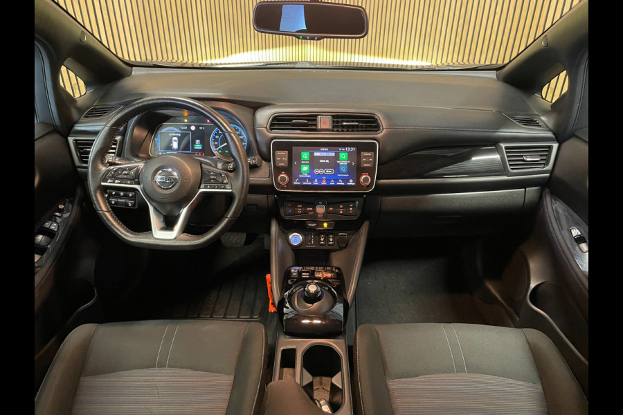 Nissan Leaf E+ N-Connecta 62 kWh|GROTE ACCU|AFNEEMBARE TREKHAAK|ACC|APPLE CARPLAY|360 CAMERA|STOEL+STUURVERWARMING|LMV|PDC V+A|