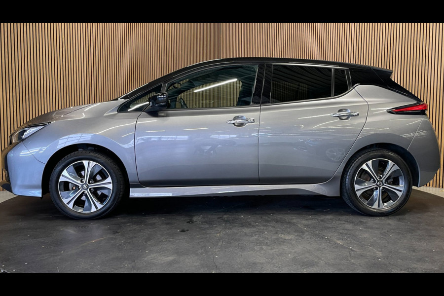 Nissan Leaf E+ N-Connecta 62 kWh|GROTE ACCU|AFNEEMBARE TREKHAAK|ACC|APPLE CARPLAY|360 CAMERA|STOEL+STUURVERWARMING|LMV|PDC V+A|
