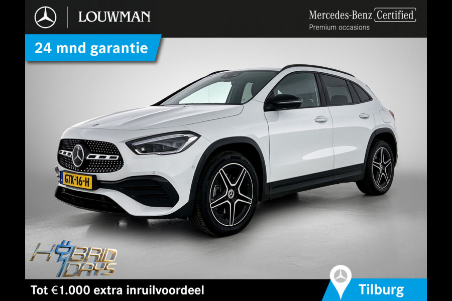 Mercedes-Benz GLA 250 e AMG Plug-In Hybride AMG Line | Night Pakket | Ledkoplampen | Parkeerpakket met 360°-camera | Distronic | Memory voorstoelen. Inclusief 24 maanden MB Certified garantie voor Europa.