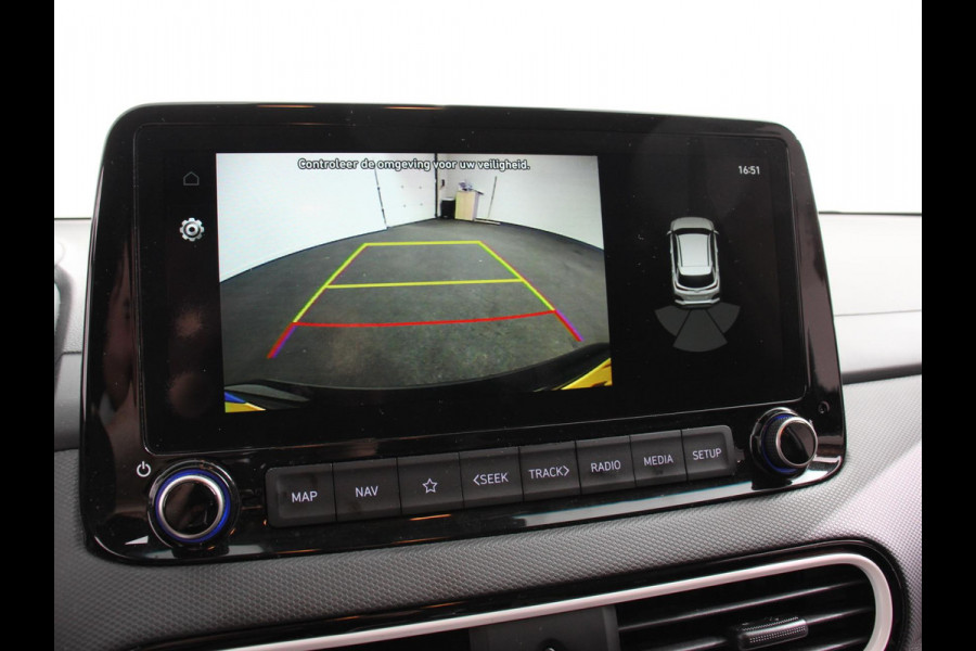 Hyundai Kona 1.6 GDI HEV Comfort Smart Automaat Climate control Cruise control Stoelverwarming Stuurverwarming Camera Parkeersensoren Lichtmetalen velgen Apple Carplay/ Android Auto