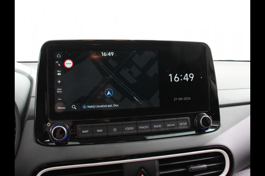 Hyundai Kona 1.6 GDI HEV Comfort Smart Automaat Climate control Cruise control Stoelverwarming Stuurverwarming Camera Parkeersensoren Lichtmetalen velgen Apple Carplay/ Android Auto