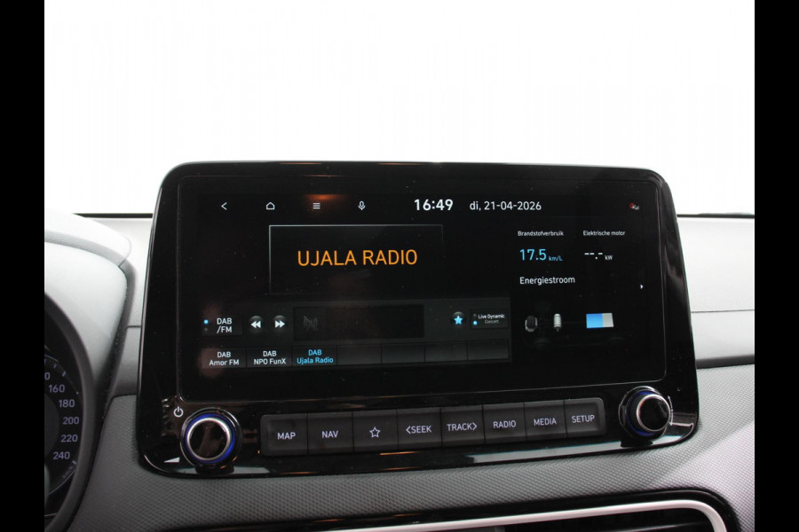 Hyundai Kona 1.6 GDI HEV Comfort Smart Automaat Climate control Cruise control Stoelverwarming Stuurverwarming Camera Parkeersensoren Lichtmetalen velgen Apple Carplay/ Android Auto