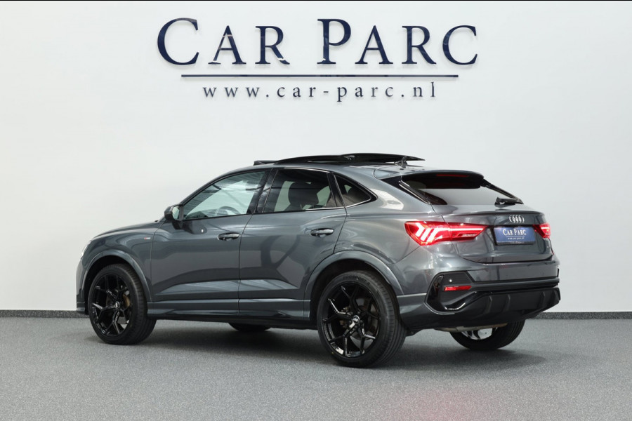 Audi Q3 Sportback 40 TFSI quattro S Edition 190+PK 3x S-LINE/SFEER/VIRTUAL/PANO/HALF LEDER+S.VERWARMING/20"LMV/ACC/12 MND GARANTIE