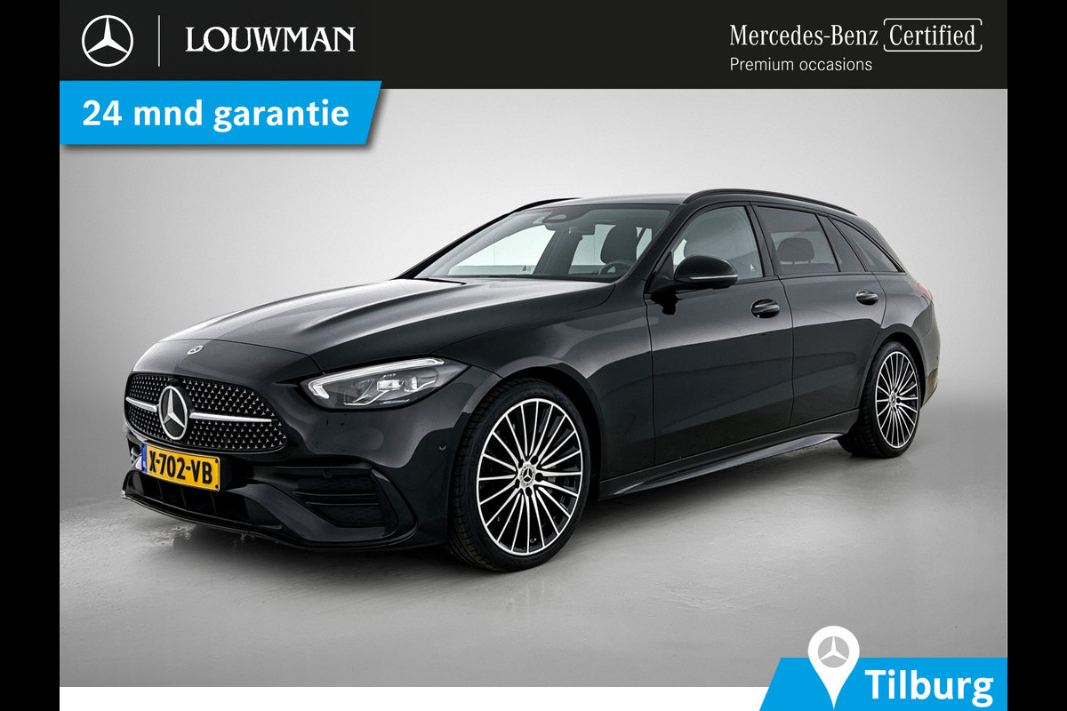 Mercedes-Benz C-Klasse Estate 180 AMG Line | Amg In en Exterieur | Dodehoekassistent | Memory Seats | Night pakket | Inclusief 24 maanden Mercedes-Benz Certified garantie voor Europa.