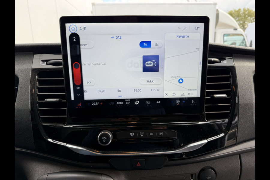 Ford E-Transit 68kWh 184PK L2H2 317km WLTP 95,7% (SOH) BEV Snelladen Cruise control Climate control Carplay Laadkabel Parkeersensoren