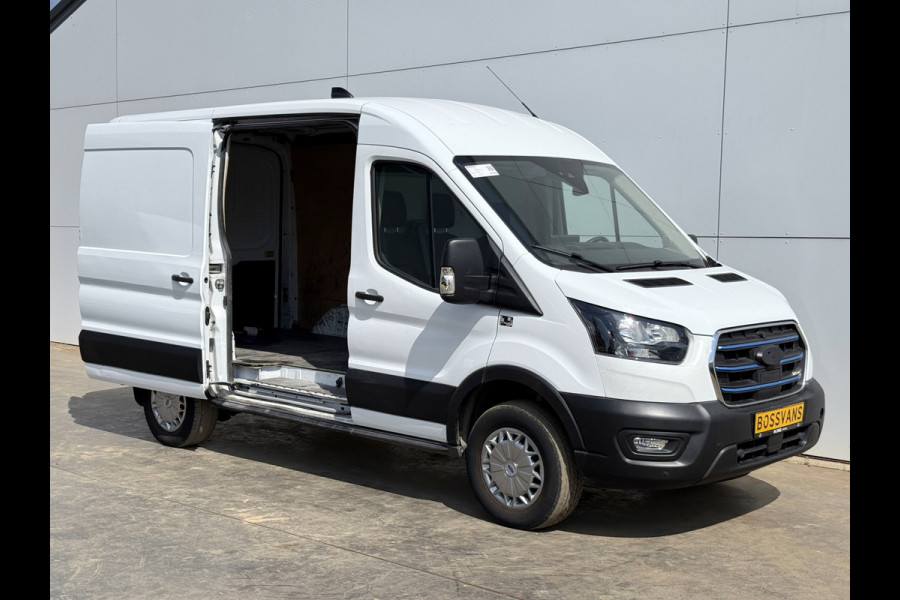 Ford E-Transit 68kWh 184PK L2H2 317km WLTP 95,7% (SOH) BEV Snelladen Cruise Control Climate Control Carplay Laadkabel Parkeersensoren
