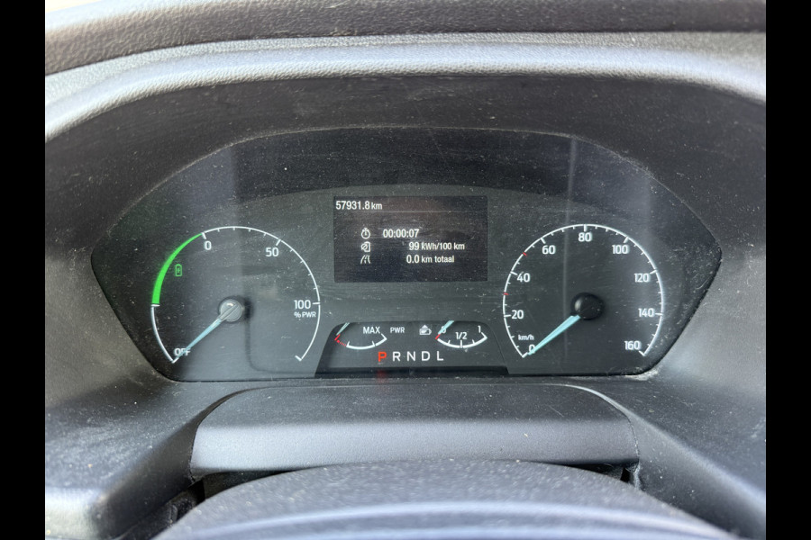 Ford E-Transit 68kWh 184PK L2H2 317km WLTP 95,7% (SOH) BEV Snelladen Cruise Control Climate Control Carplay Laadkabel Parkeersensoren