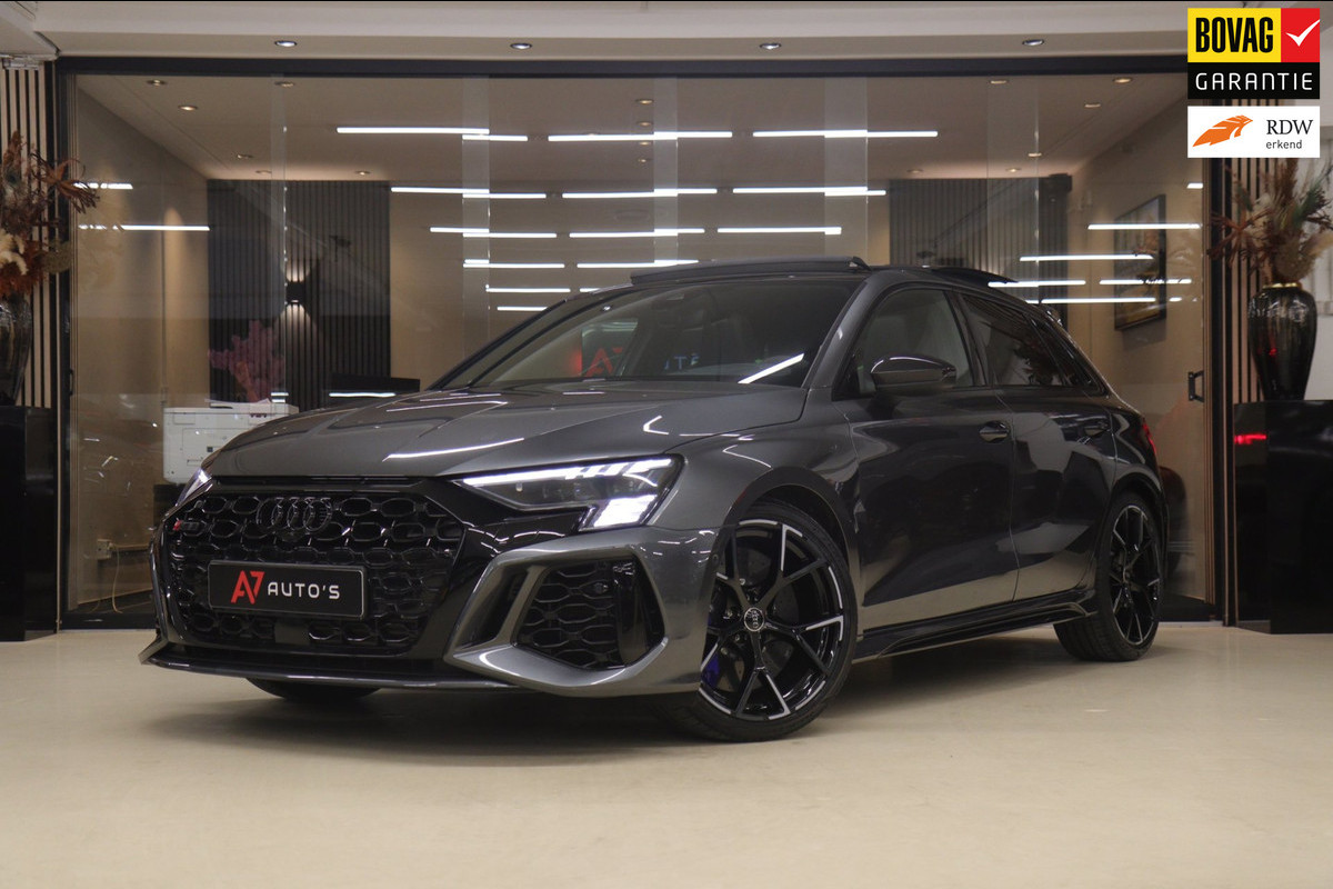 Audi A3 Sportback 2.5 TFSI RS 3 quattro HULK PANO/KERAMISCH/B&O/HUD/CARBONSPOILER/VOL