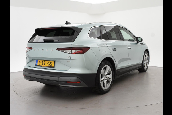 Škoda ENYAQ iV 60 + LEDER | PANORAMA | ELEK. TREKHAAK | | HEAD-UP | CARPLAY | SFEERVERLICHTING