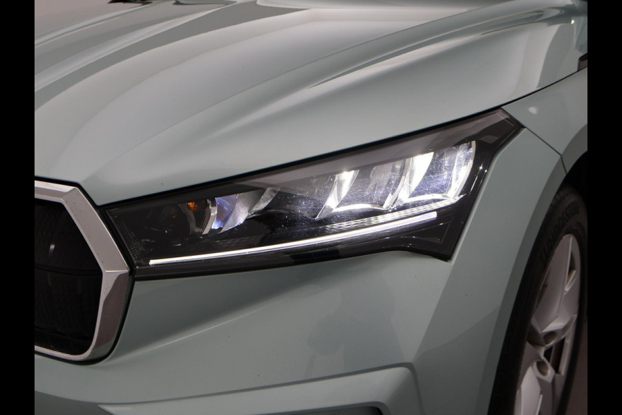 Škoda ENYAQ iV 60 + LEDER | PANORAMA | ELEK. TREKHAAK | | HEAD-UP | CARPLAY | SFEERVERLICHTING