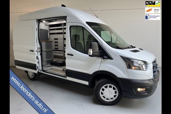 Ford E-Transit SERVICEWAGEN ELEKTRISCH 350 L2H3 Trend 68 kWh BOTT INRICHTING, V230 OMVORMER, LUXE UITVOERING, RIJKLAARPRIJS!