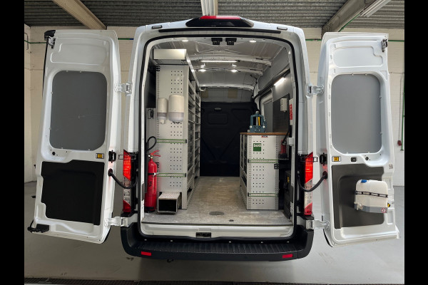 Ford E-Transit SERVICEWAGEN ELEKTRISCH 350 L2H3 Trend 68 kWh BOTT INRICHTING, V230 OMVORMER, LUXE UITVOERING, RIJKLAARPRIJS!