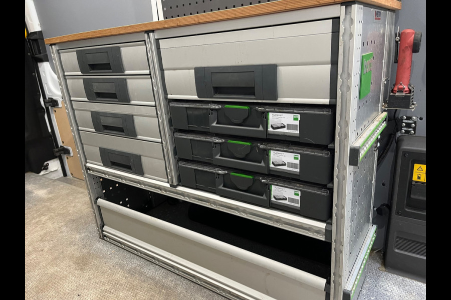 Ford E-Transit SERVICEWAGEN ELEKTRISCH 350 L2H3 Trend 68 kWh BOTT INRICHTING, V230 OMVORMER, LUXE UITVOERING, RIJKLAARPRIJS!