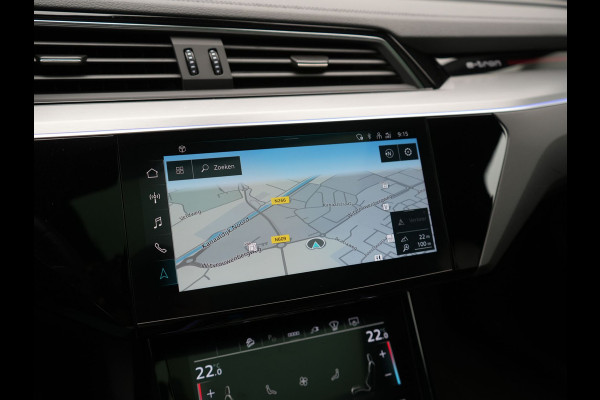 Audi e-tron 50 Quattro 2x S Line 313pk Dealer O.H INCL BTW | Luchtvering | Panodak | Head Up | Adaptive Cruise | Sfeerverlichting | Lederen Sportstoelen Verwarmd | Keyless | Navigatie | 20"L.M | DAB | Virtual |