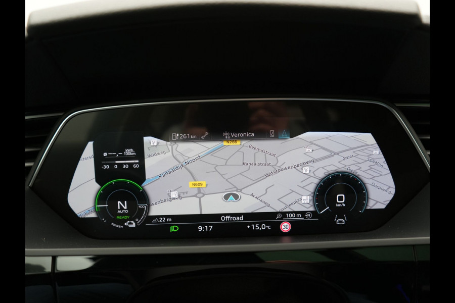 Audi e-tron 50 Quattro 2x S Line 313pk Dealer O.H INCL BTW | Luchtvering | Panodak | Head Up | Adaptive Cruise | Sfeerverlichting | Lederen Sportstoelen Verwarmd | Keyless | Navigatie | 20"L.M | DAB | Virtual |