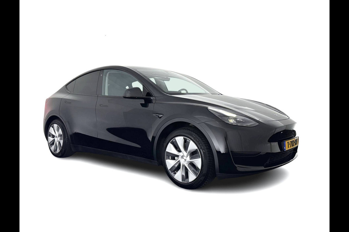 Tesla Model Y RWD 58 kWh [ 3-Fase-11kW ] {SOH-91%} (INCL-BTW) Aut. *PANO | LEATHER | AUTO-PILOT | NAVI-FULLMAP | MATRIX-LED | KEYLESS | CAMERA | DAB+ | HEATED-COMFORTSEATS | PRIVACYGLASS | TOPVIEW | TOWBAR | 19''ALU*