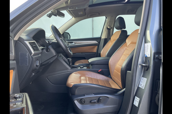 Volkswagen Atlas 3.6 VR6 277pk 7-Pers Pano Memory Stoelverw+Ventilatie 360° Leer BOMVOL!