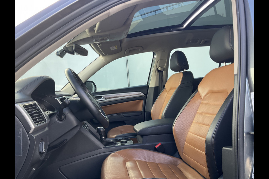 Volkswagen Atlas 3.6 VR6 277pk 7-Pers Pano Memory Stoelverw+Ventilatie 360° Leer BOMVOL!