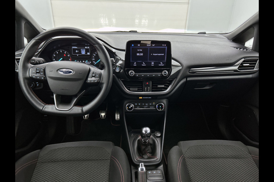 Ford Fiesta 1.0 EcoBoost ST-Line (NAVIGATIE, CARPLAY, LED, STUURBEDIENING, PARKEERSENSOREN, 1e EIGENAAR, GOED ONDERHOUDEN)