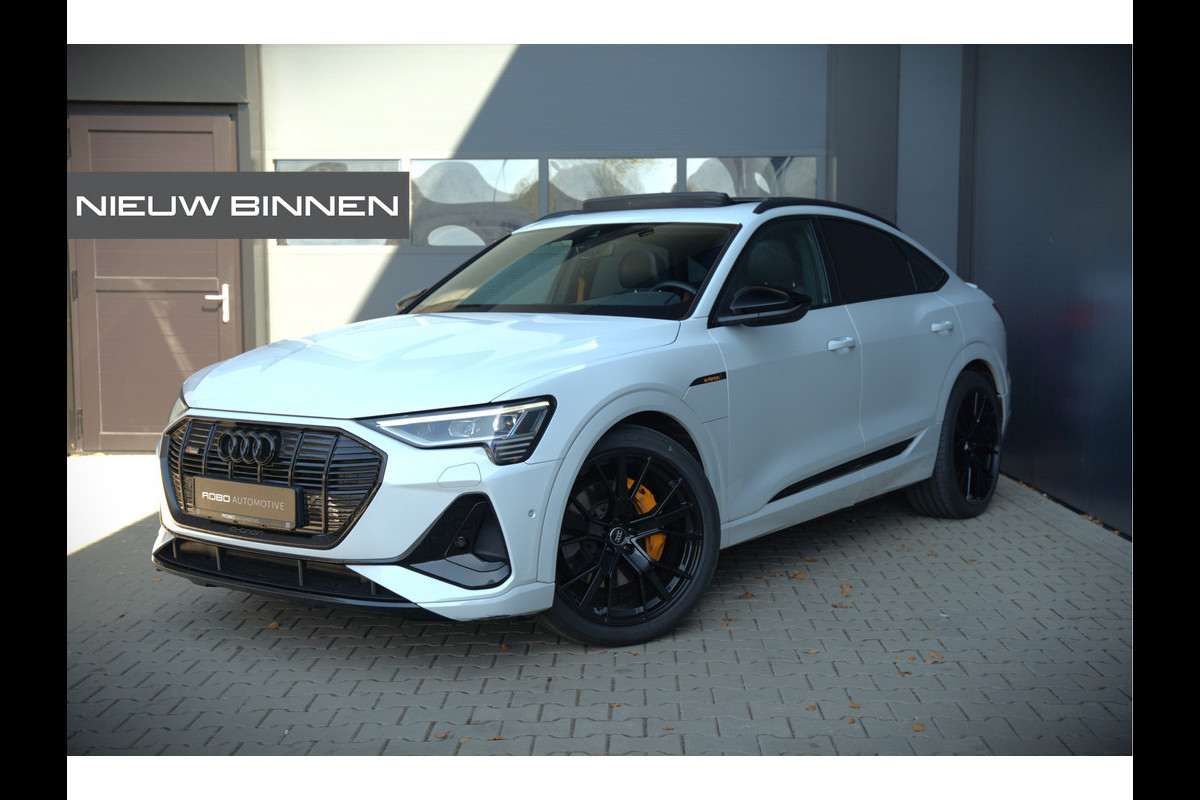 Audi e-tron Sportback 55 quattro S edition 95 kWh S-Line | Panoramadak | Bang & Olufsen | Carbon | Stoelverwarming | Camera | Matrix LED | Luchtvering | Cruise Control | Keyless | B&O