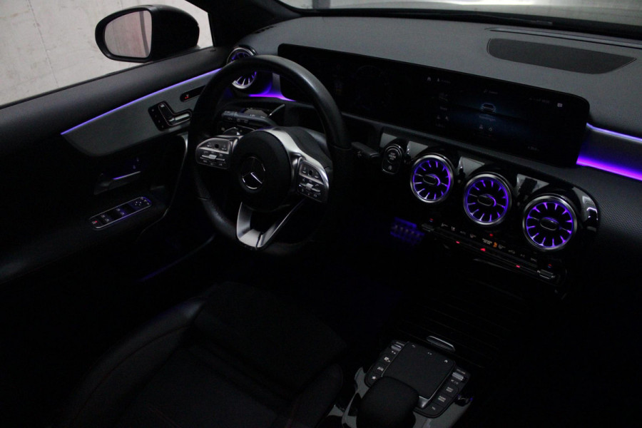 Mercedes-Benz A-Klasse 180 BUSINESS SOLUTION AMG | PANORAMA SCHUIF/KANTEL DAK | SFEER VERLICHTING | ELEKTRISCH VERSTELBARE VOORSTOELEN MET GEHEUGEN FUNCTIE | STOEL VERWARMING OP BEIDE VOORSTOELEN | MULTIBEAM LED KOPLAMPEN | ACHTERUITRIJ CAMERA | APPLE CARPLAY/ANDROID AUTO | NAVIGATIE | KEYLESS GO | CRUISE CONTROL | NIGHT PAKKET | VERKEERSLICHTEN WEERGAVE | 17" LICHTMETALEN VELGEN AMG | HEMELBEKLEDING ZWART | MBUX MULTIMEDIA SYSTEEM | SPORTSTOELEN | PARKEERSENSOREN VOOR + ACHTER |