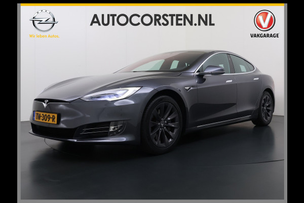 Tesla Model S 75D 476pk 4x4 Leer Pano-Dak AutoPilot Exhanced Intelligente Luchtvering Carbon-afw. El.Stoelen/Geheugen Navi Pdc-A+Voor pakket E 19" 1e eigenaar Orgineel Nederlandse auto, prijs incl BTW 98K nieuw !