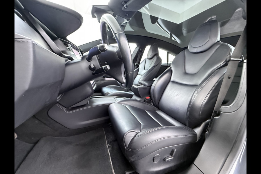 Tesla Model S 75D 476pk 4x4 Leer Pano-Dak AutoPilot Exhanced Intelligente Luchtvering Carbon-afw. El.Stoelen/Geheugen Navi Pdc-A+Voor pakket E 19" 1e eigenaar Orgineel Nederlandse auto, prijs incl BTW 98K nieuw !