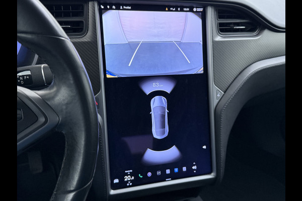 Tesla Model S 75D 476pk 4x4 Leer Pano-Dak AutoPilot Exhanced Intelligente Luchtvering Carbon-afw. El.Stoelen/Geheugen Navi Pdc-A+Voor pakket E 19" 1e eigenaar Orgineel Nederlandse auto, prijs incl BTW 98K nieuw !