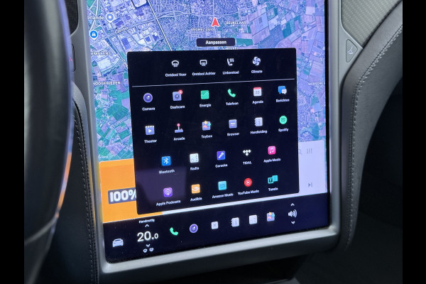 Tesla Model S 75D 476pk 4x4 Leer Pano-Dak AutoPilot Exhanced Intelligente Luchtvering Carbon-afw. El.Stoelen/Geheugen Navi Pdc-A+Voor pakket E 19" 1e eigenaar Orgineel Nederlandse auto, prijs incl BTW 98K nieuw !