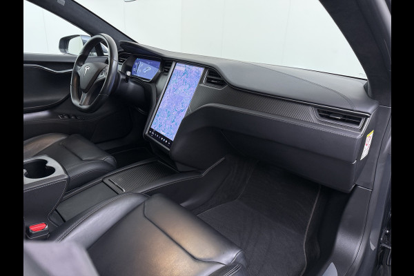 Tesla Model S 75D 476pk 4x4 Leer Pano-Dak AutoPilot Exhanced Intelligente Luchtvering Carbon-afw. El.Stoelen/Geheugen Navi Pdc-A+Voor pakket E 19" 1e eigenaar Orgineel Nederlandse auto, prijs incl BTW 98K nieuw !