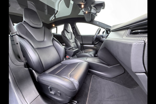 Tesla Model S 75D 476pk 4x4 Leer Pano-Dak AutoPilot Exhanced Intelligente Luchtvering Carbon-afw. El.Stoelen/Geheugen Navi Pdc-A+Voor pakket E 19" 1e eigenaar Orgineel Nederlandse auto, prijs incl BTW 98K nieuw !