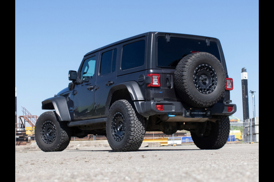 Jeep Wrangler Unlimited 4xe 380 Rubicon (APPEL CARPLAY,HARDTOP,NAVI,VERHOODG,BILSTEIN-SCHOKDEMPERS,KMC VELGEN,EXTRA VERLICHTING)