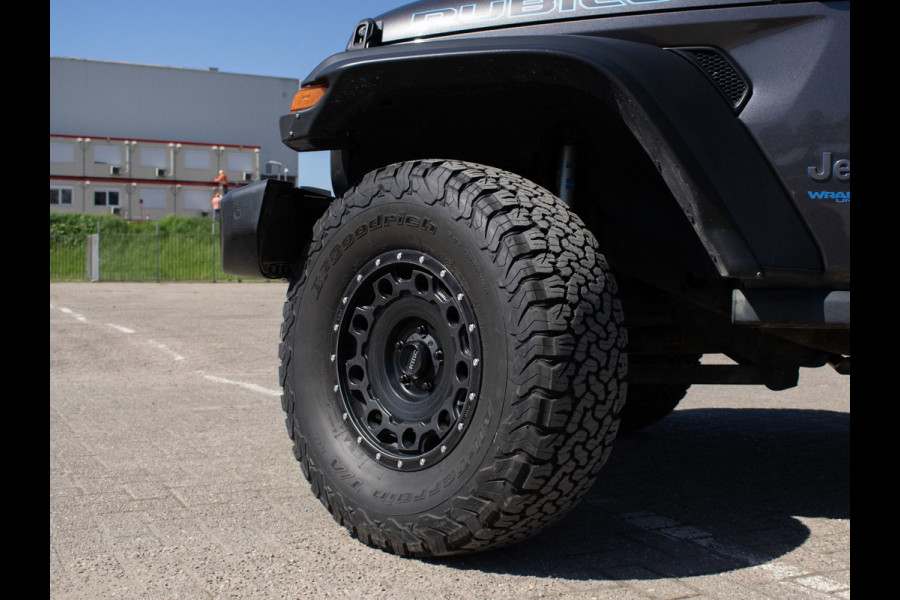 Jeep Wrangler Unlimited 4xe 380 Rubicon (APPEL CARPLAY,HARDTOP,NAVI,VERHOODG,BILSTEIN-SCHOKDEMPERS,KMC VELGEN,EXTRA VERLICHTING)