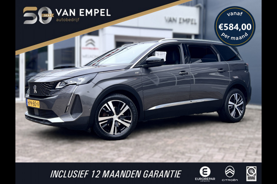 Peugeot 5008 PT180 pk GT Automaat 7P. | Trekhaak | Camera | Elek. Achterklep | Adaptive Cruise